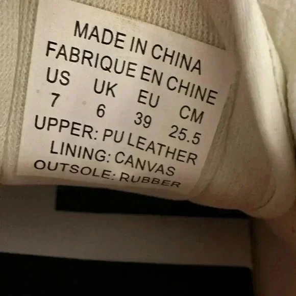 When Smoke Clears Mens White Red Size 7 - Picture 16 of 16